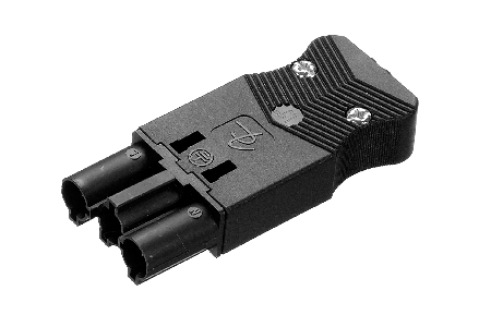 Top Connect GST compatible steker schroef GST18/3 male gemonteerd aan led driver
