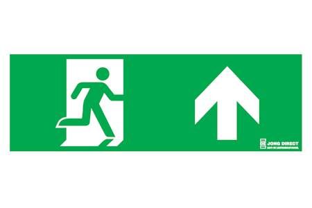 pictogram, persoon nood uit boven