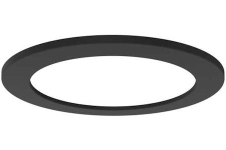 DL ronde afdekring voor gatmaat 145-155mm t.b.v. 15W zwart