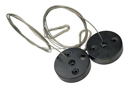 Streakbay High-Bay pendelset 1,5m met rozet zwart